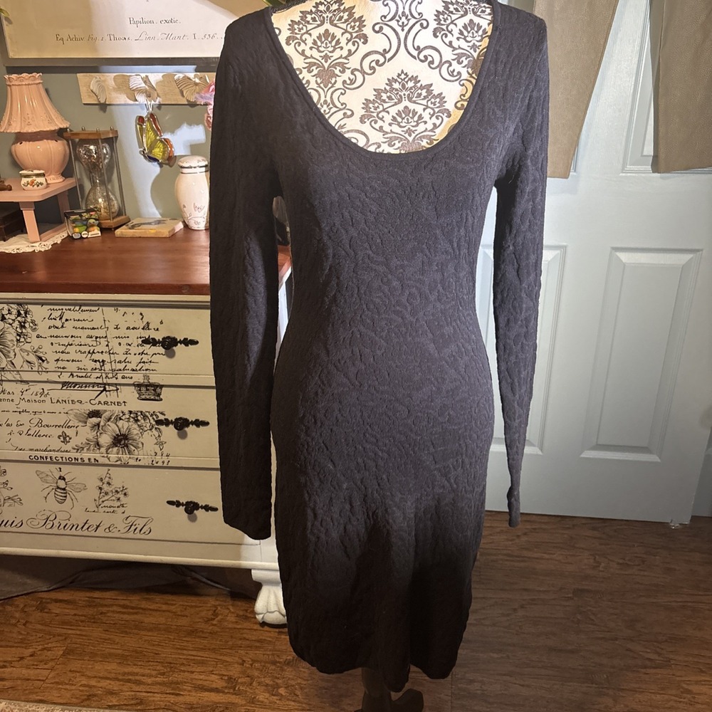 Guess‎ Form Fitting Sexy Little Black Dress Sz Large. Retro, Y2K